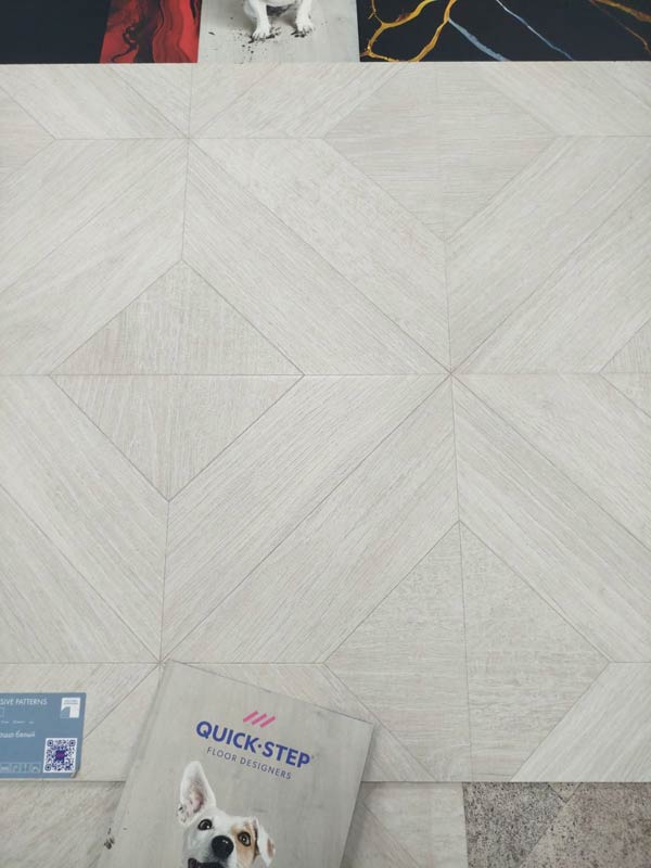 Ламинат Quick-Step Impressive Patterns Ultra Дуб Палаццо Белый IPU 4501 крупным планом