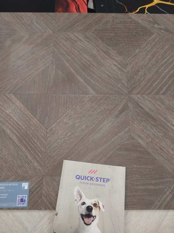 Ламинат Quick-Step Impressive Patterns Ultra Дуб Палаццо Коричневый IPU 4504 крупным планом