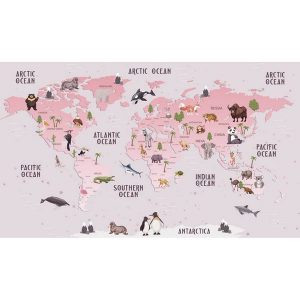 Фотообои Citydecor Детская (карта мира) 172