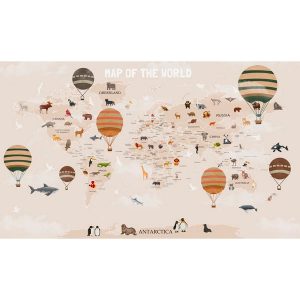 Фотообои Citydecor Детская (карта мира) 289