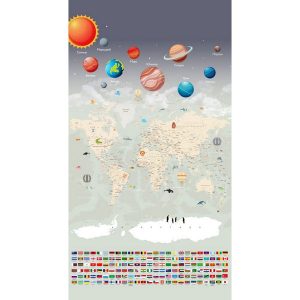 Фотообои Citydecor Детская (карта мира) 117