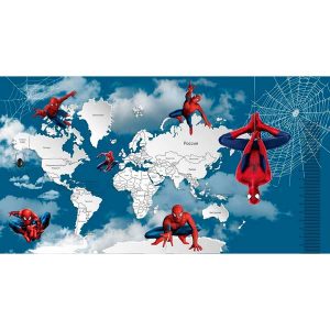 Фотообои Citydecor Superhero (карта мира с ростомером) 03