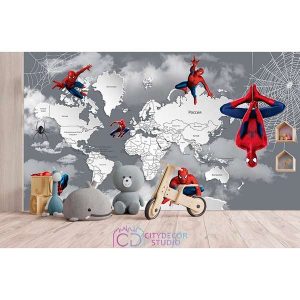 Фотообои Citydecor Superhero (карта мира) 06