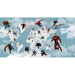 Фотообои Citydecor Superhero (карта мира) 10