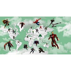 Фотообои Citydecor Superhero (карта мира) 12