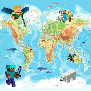 Фотообои Citydecor Детская (карта мира) 359