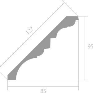 Карниз Ultrawood CR 0002 (2,44m)