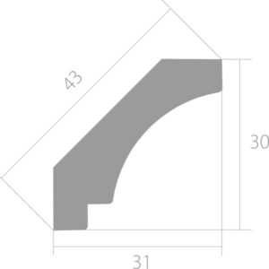 Карниз Ultrawood CR 0014