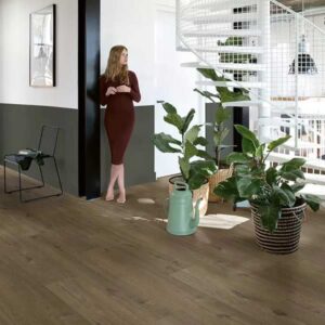 Виниловое покрытие Quick Step Fuse Дуб Льняной Темно-Коричневый SGMPC 20330