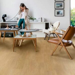 Виниловое покрытие Quick Step Liv Дуб Сатиновый Средний Натуральный SGSPC 20311