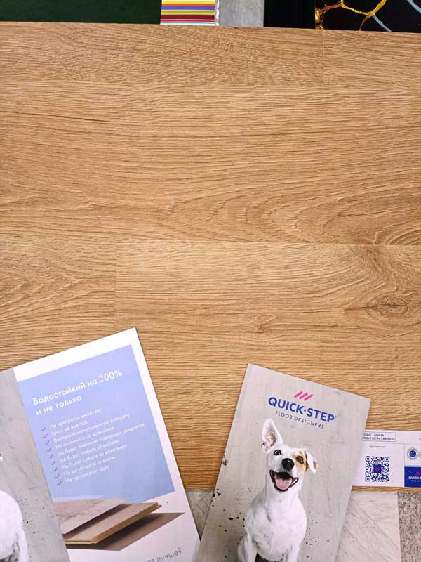 Ламинат Quick-Step Impressive Дуб Закатный IM 8629 крупным планом