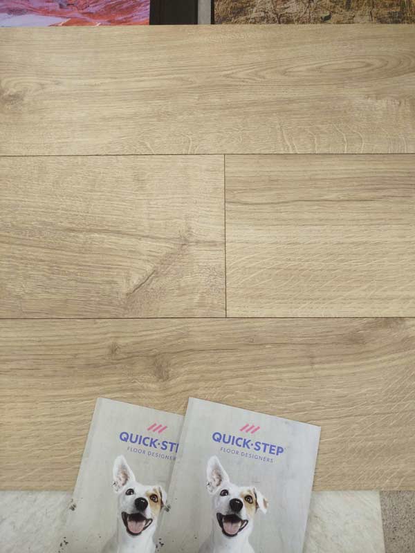 Ламинат Quick-Step Eligna Wide Дуб Ивовый UWH 8634 крупным планом